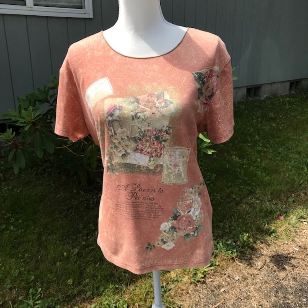 NorthCrest embellished short sleeve tee, XL
